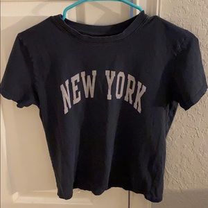 Brandy Melville New York crop top